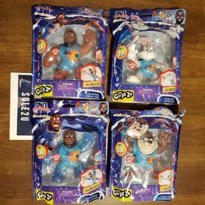 Space Jam Heroes of Goo Jit Zu Lebron James Regular & Power Bugs Bunny Tasmanian